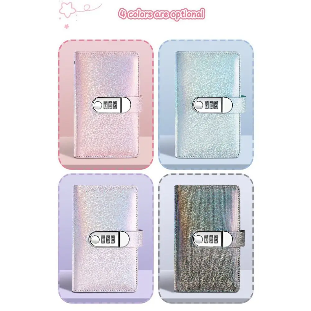 50 แผ่นประหยัดเงิน Binder PU หนัง Bright Crystal Planner Organizer เงินสดซองกระเป๋าสตางค์บัญชี Book