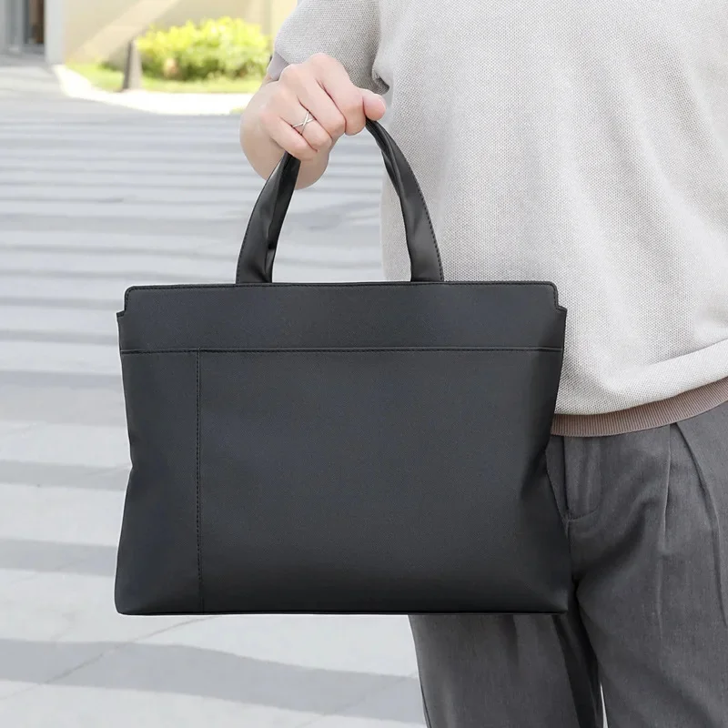 New Business Herren Aktentasche Handtasche männlich 15 "Laptop große Kapazität Datei Einkaufstasche