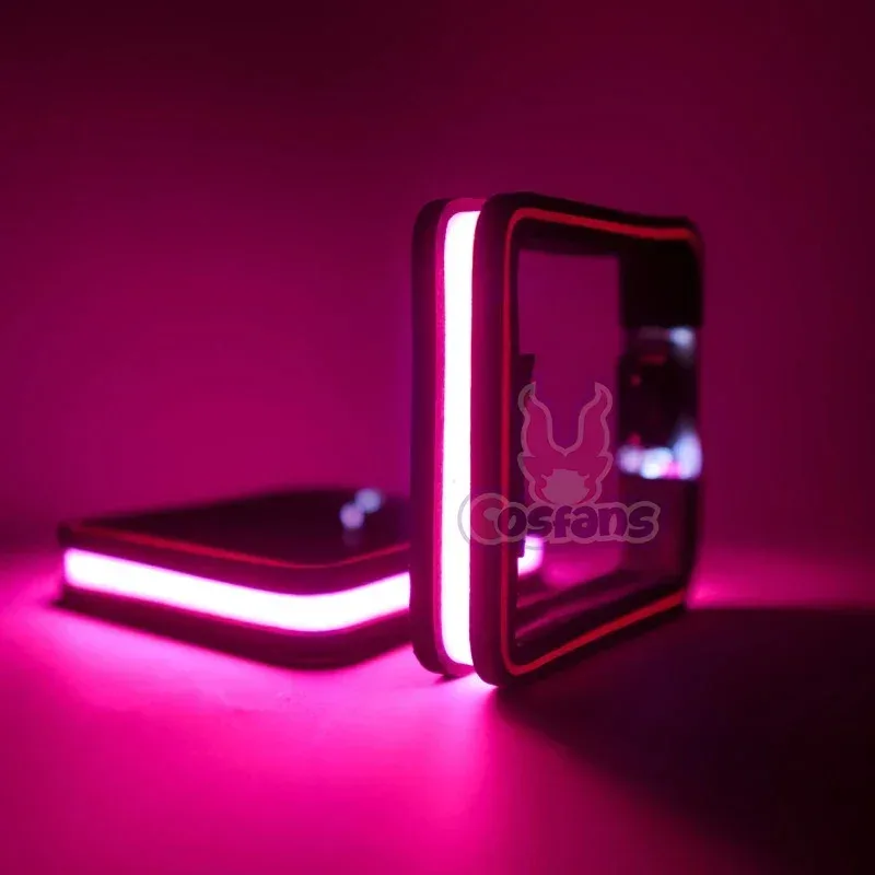 DY20Anime Miku Led Light Kaito Megurine 코스프레 소품 헤드 기어 헤드폰 이어폰 모델 액세서리 헤어 밴드 Miku Luminous Headset