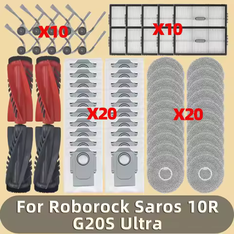 NEUER RABATTVERKAUF AUF Roborock Saros 10R Roboterstaubsauger und Wischroboter, leistungsstarke Saugkraft, Zero Tangle, 3,14'' Ultradünn - AliExpress 200001075