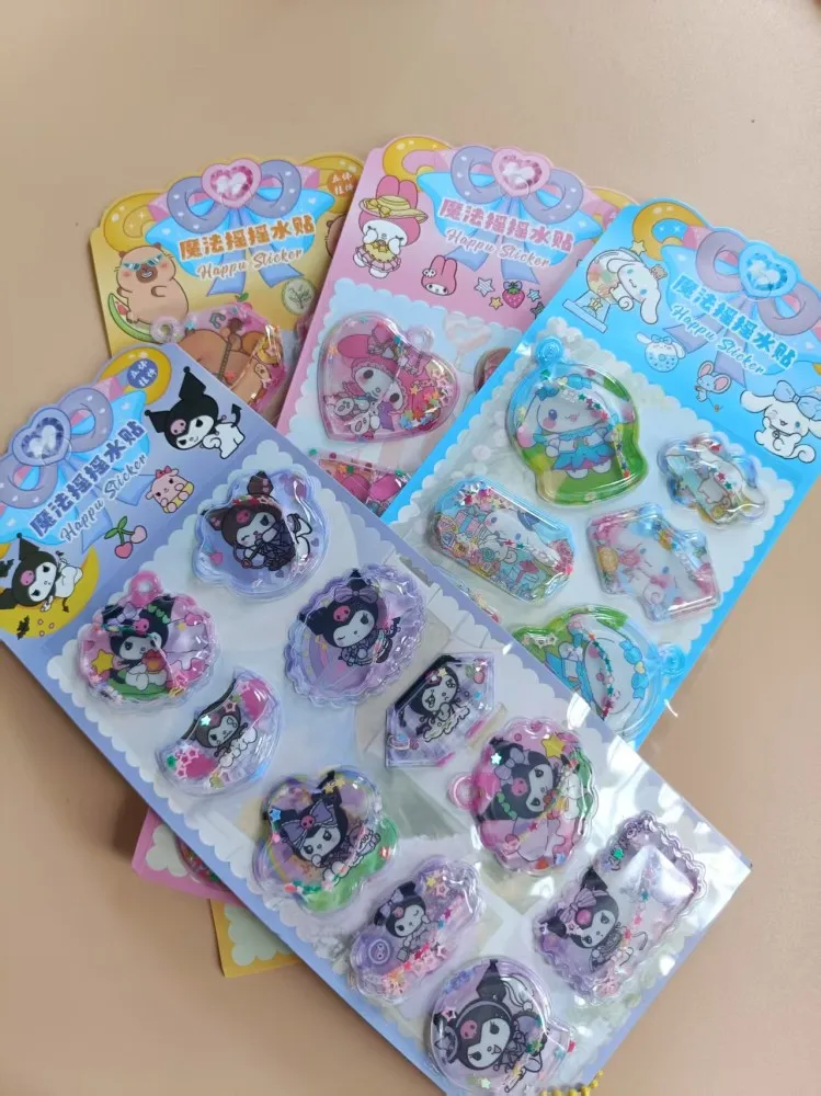 @Notebook Album Dagboek Handboek Decoratie Anime Kawaii Sanrio Shake Sticker Voor School Student Briefpapier Stickers voor kinderen