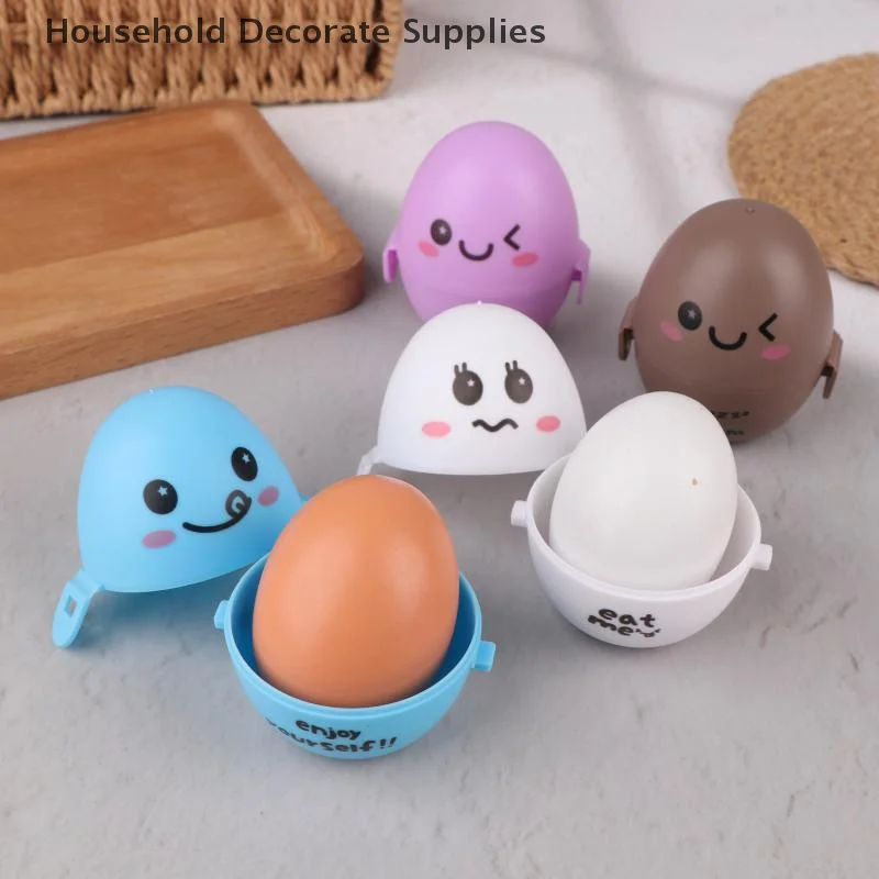 Travel Outdoor Portable 1 /5PCS Egg Storage Box Container Organizer Kitchen Gadgets Dispenser Holder Lovely Cartoon Egg Box