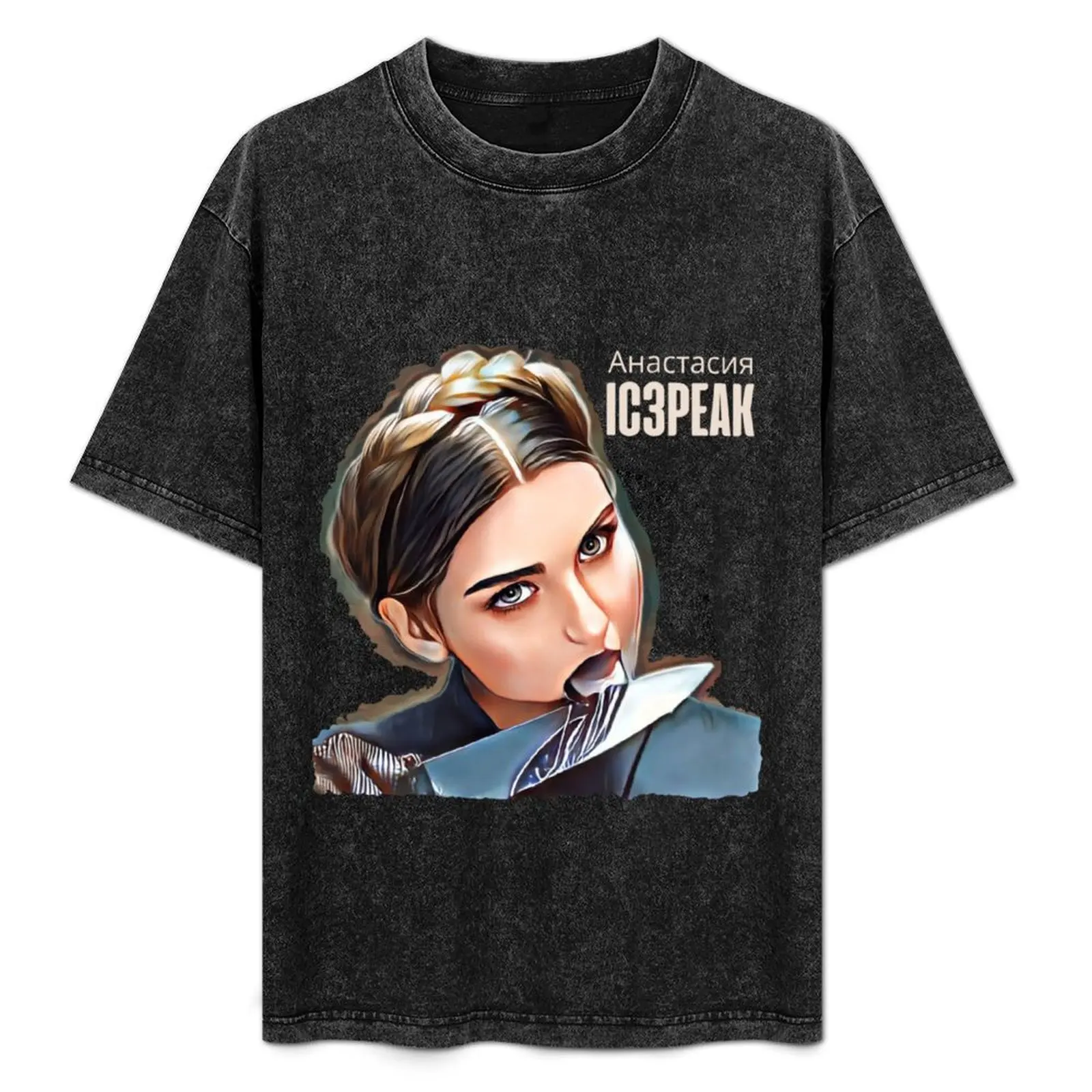 Anastasia Kreslina IcePeak T-Shirt street wear anime stuff shirts graphic tees mens t shirts top quality