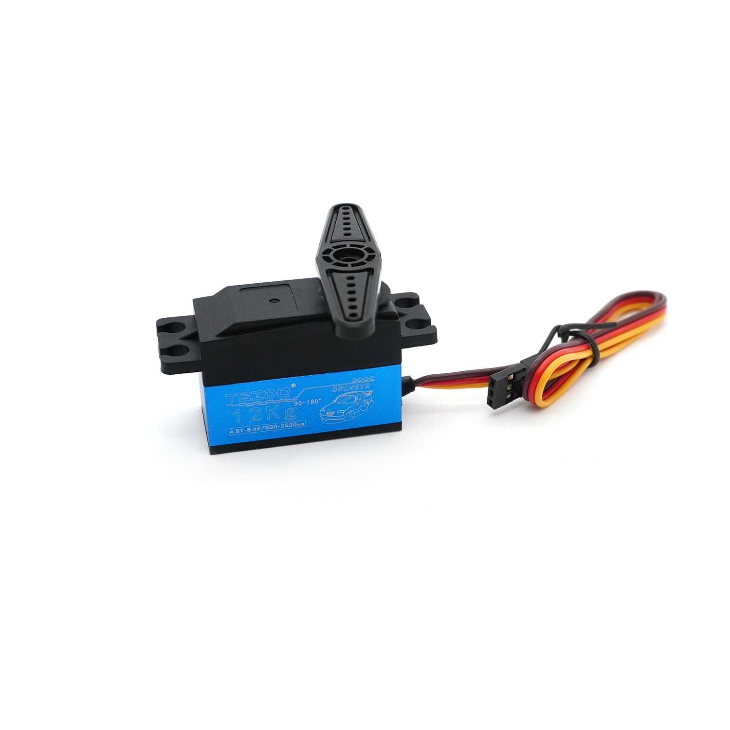 Low Profile 12KG Digital Servo with 25T Horn for 1/10 1/12 RC Car Wltoys SCX10 TRX4 RC Boat Robot Helicopter RC Crawler Model