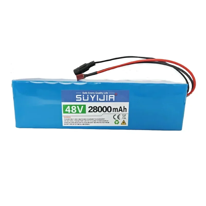 18650 Battery 48V 13S3P 28000mAh Lithium-ion Battery Pack Suitable for 54.6V Transportation Lithium-ion Battery with BMS+charger