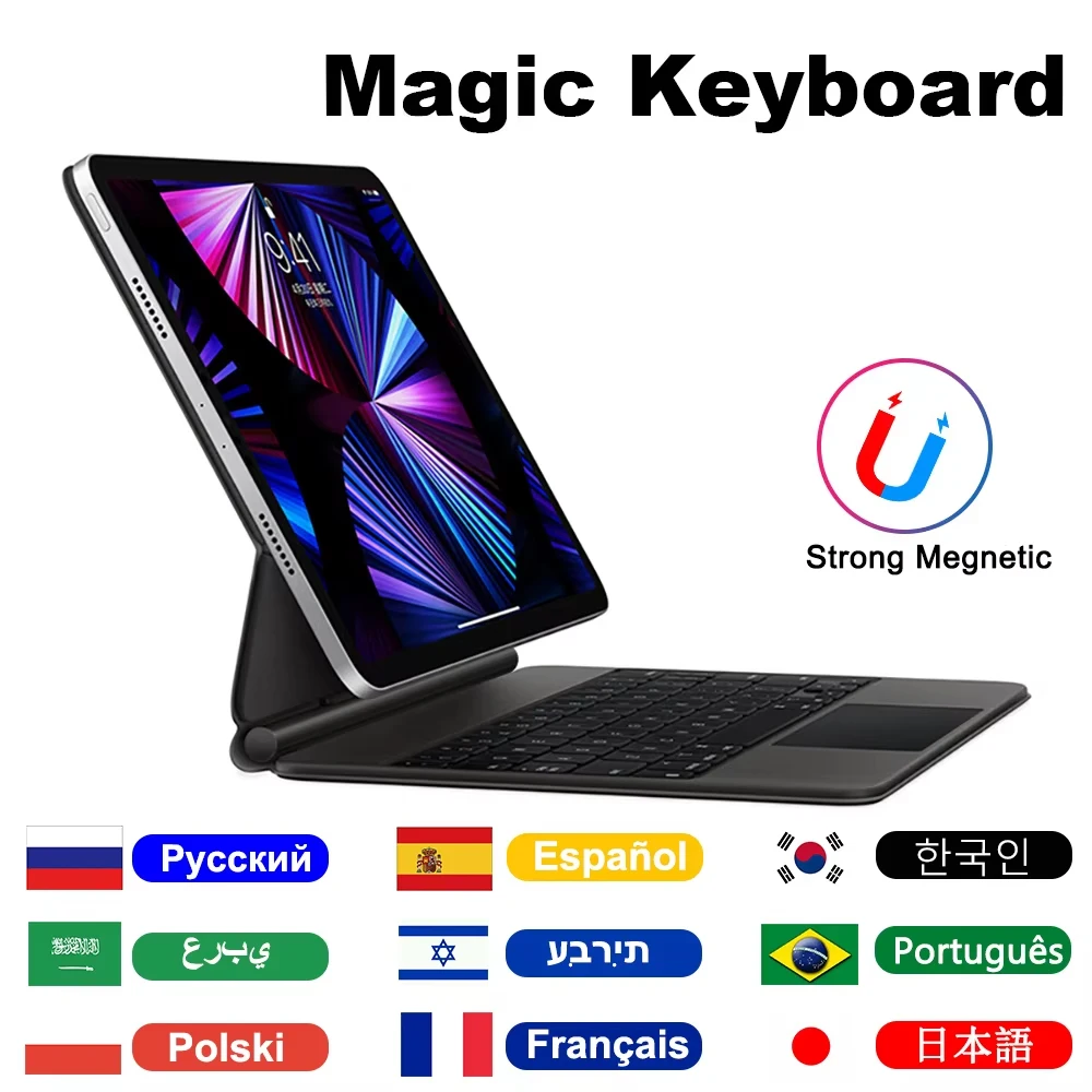 iPad Air M2 13インチ/ Magic Keyboard/ ケース付き Magic Keyboard Case for iPad Air 13 inch M2 2024, iPad Pro 12.9