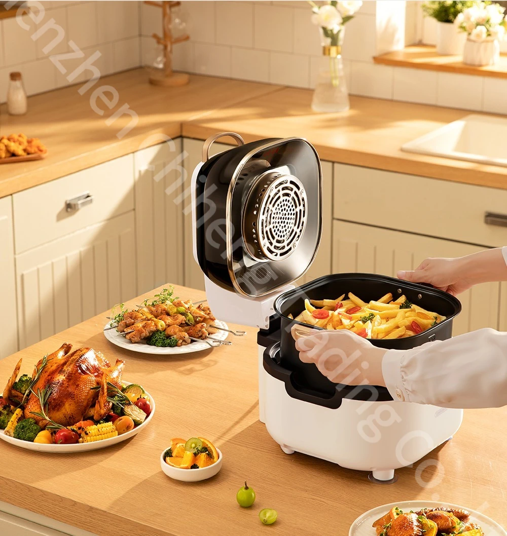 Household Multi-Functional 6L Large Capacity Air Fryer Intelligent Integrated Deep Frying Pan