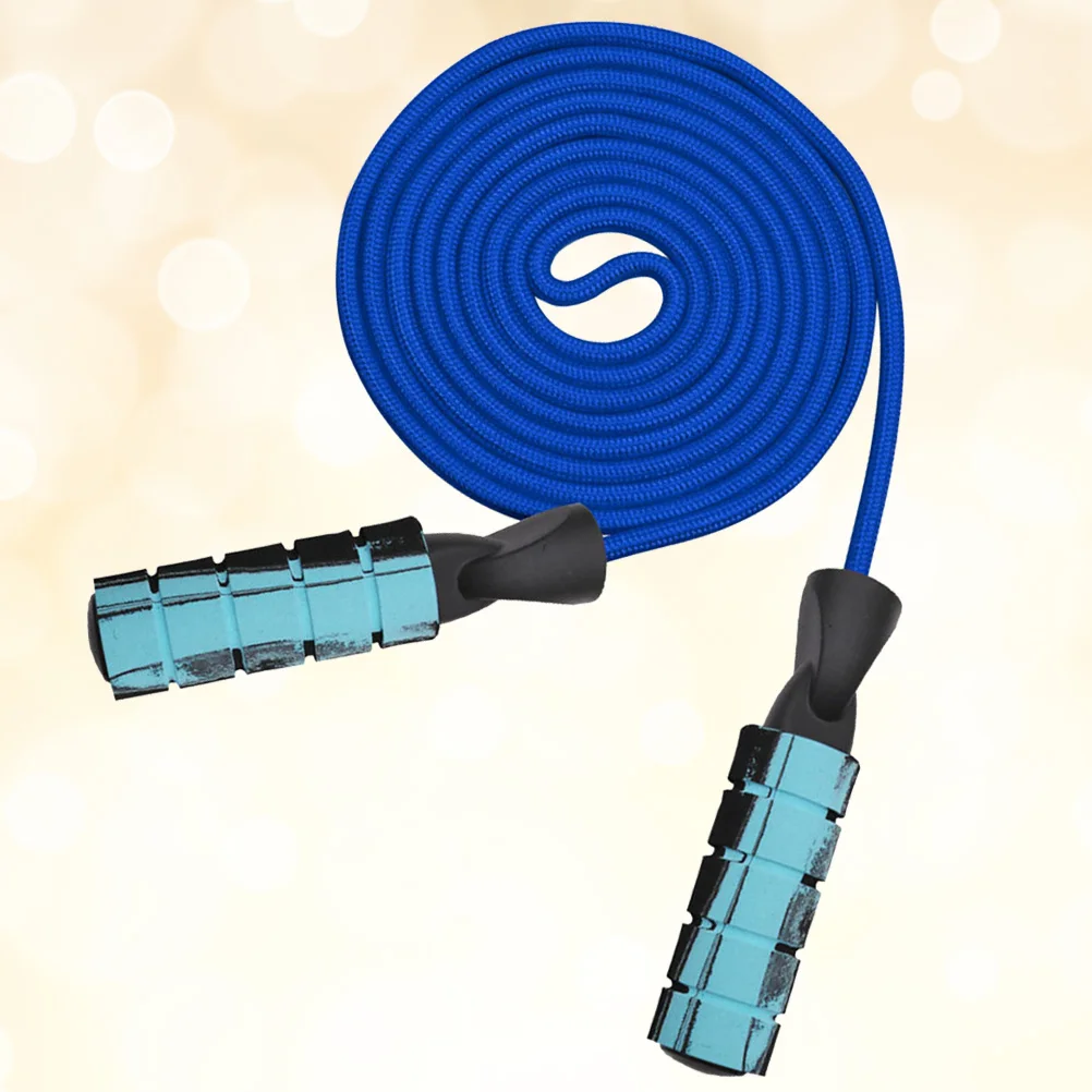 حبل الطفر المرجح 8 مم مقابض تحمل مزدوجة رمادية لتمارين القلب Mma صالة الألعاب الرياضية المنزلية والتدريبات الخارجية للطلاب البالغين