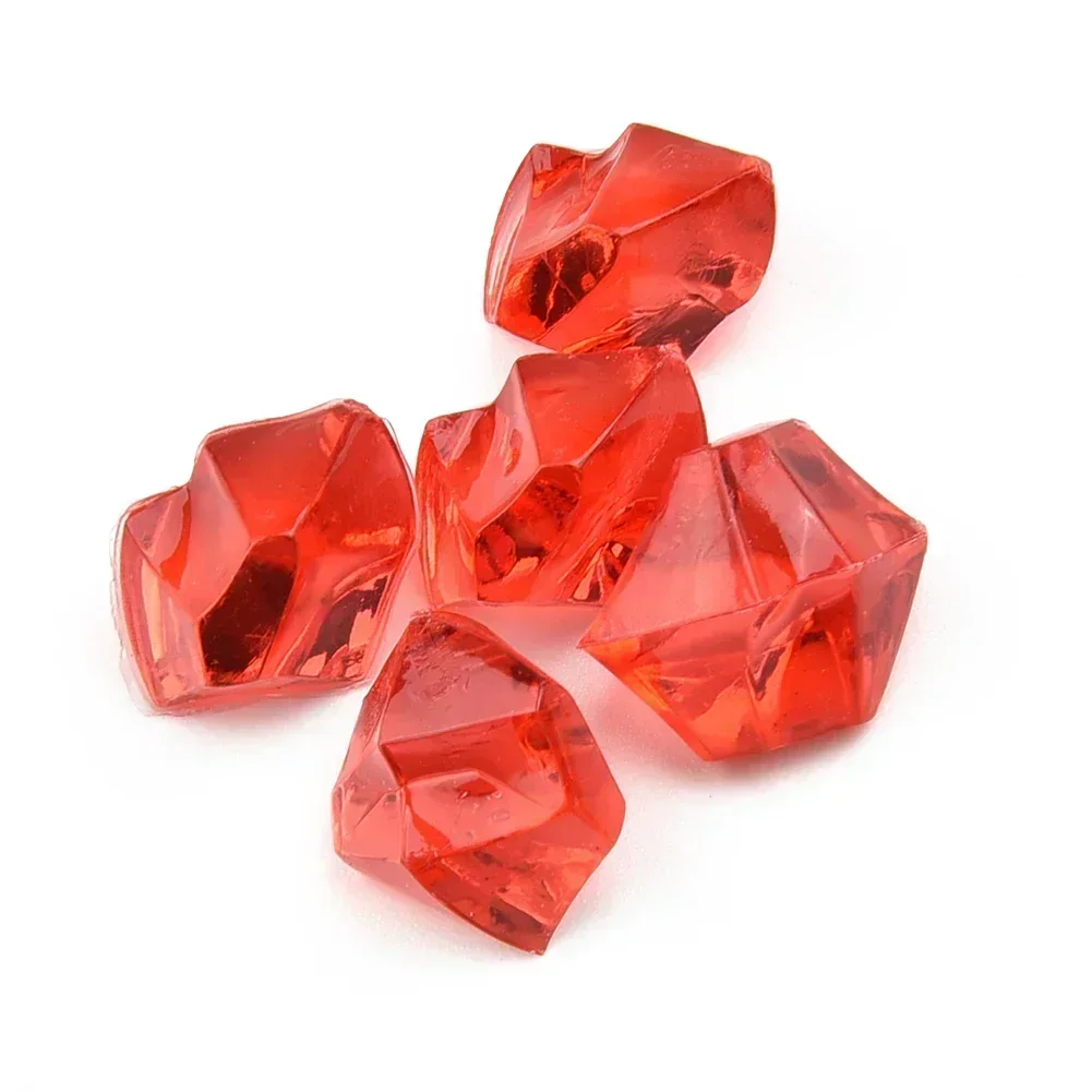 200*Acrylic Stones Plastic Gems Ice Grains Colorful Small Stones Children Jewels Acrylic Gems DIYJewelry Decor colorful stones