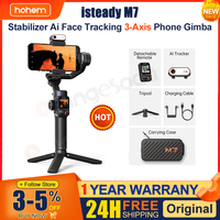 Hohem isteady М7 Ai Face Tracking Stabilizer 3-Axis Phone Gimbal Built-in Selfie Stick for iPhone16 for Samsung