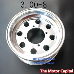8 Inch Electroplated Rim 2.75/3.00-8 front 3.50-8 rear aluminum wheel hub for Bike Small MotorcycleWheel Modified