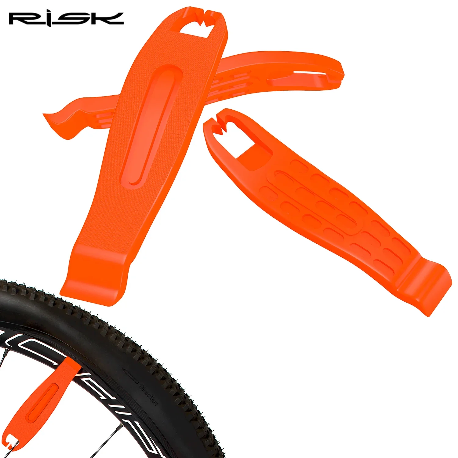 3pcs/set  RISK KENWAY Bike Bicycle Steel Tyre Stick Spoon Tube Repair Tool Nylon Tire Levers Pry Bar Crowbar