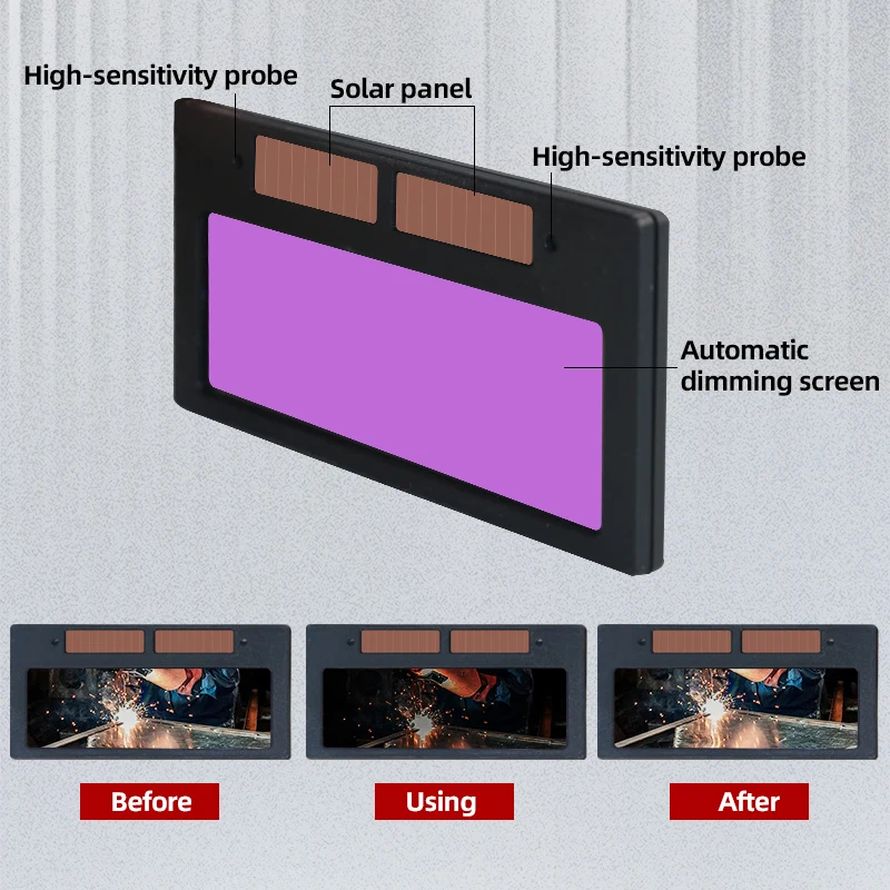 Solar Auto Darkening True color Welding Mask Welding Helmet Arc Protection Helmet for Welding Machine