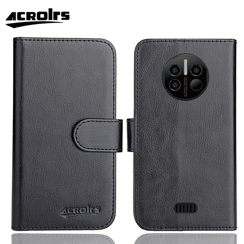 Doogee V11 5G Case 6 Colors Flip Luxury Fashion Retro Soft Leather Exclusive Phone Protective Crazy Horse Cover