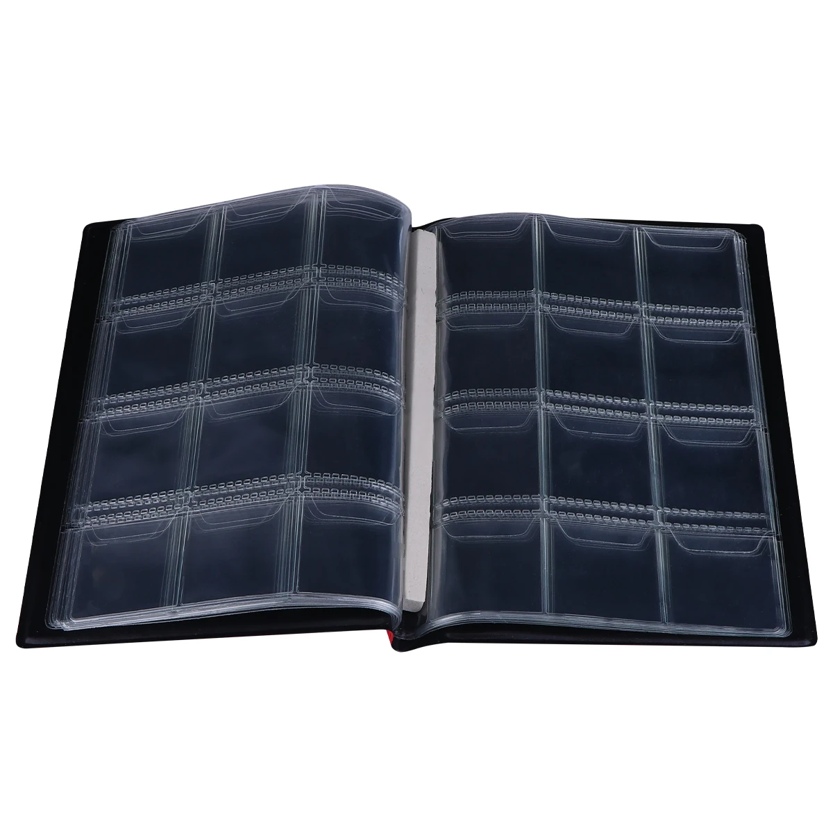 120 شبكة لتخزين العملات المعدنية، ألبوم جمع العملات المعدنية، حامل شفاف، حافظة خفيفة الوزن محمولة لمنظم جمع العملات المعدنية #6