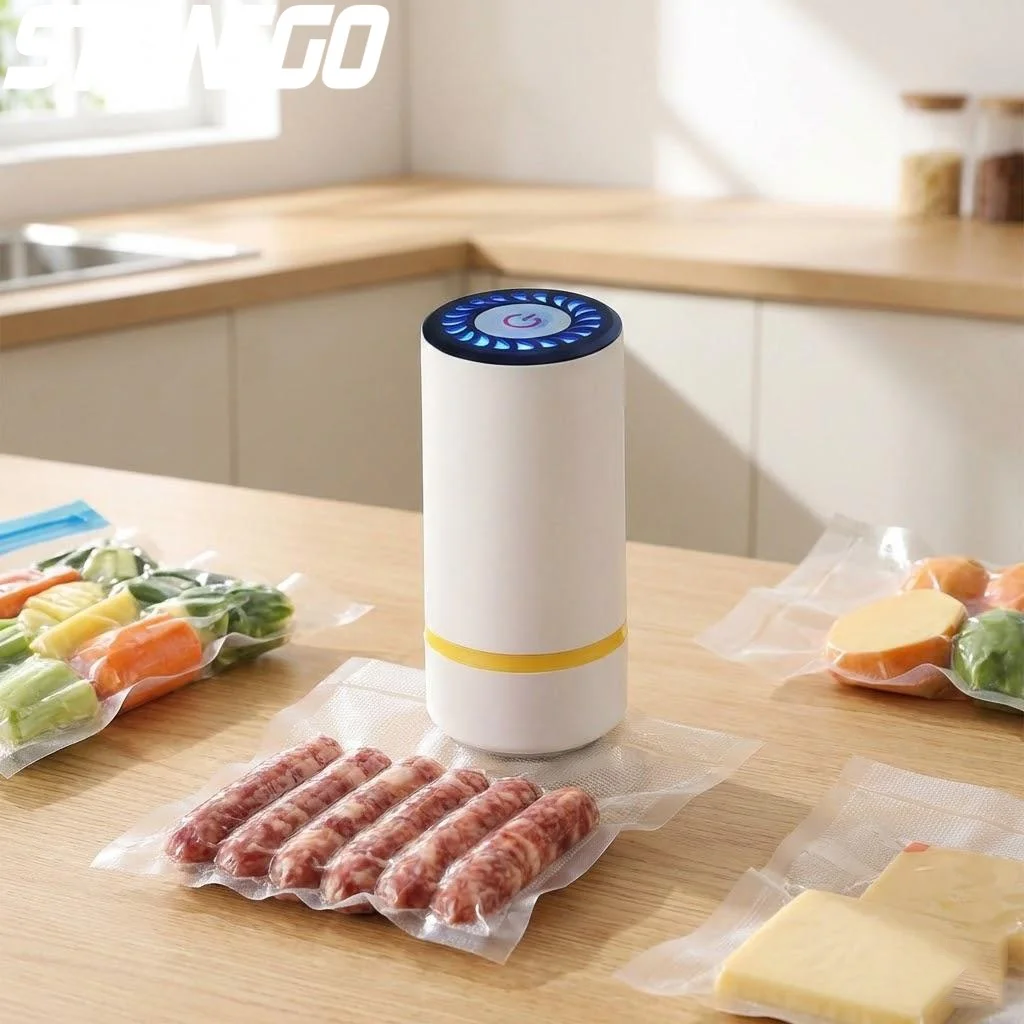 

Wireless Electric Mini Vacuum Sealer Portable Handheld Kitchen Tool for Fresh Food Preservation Compact Design