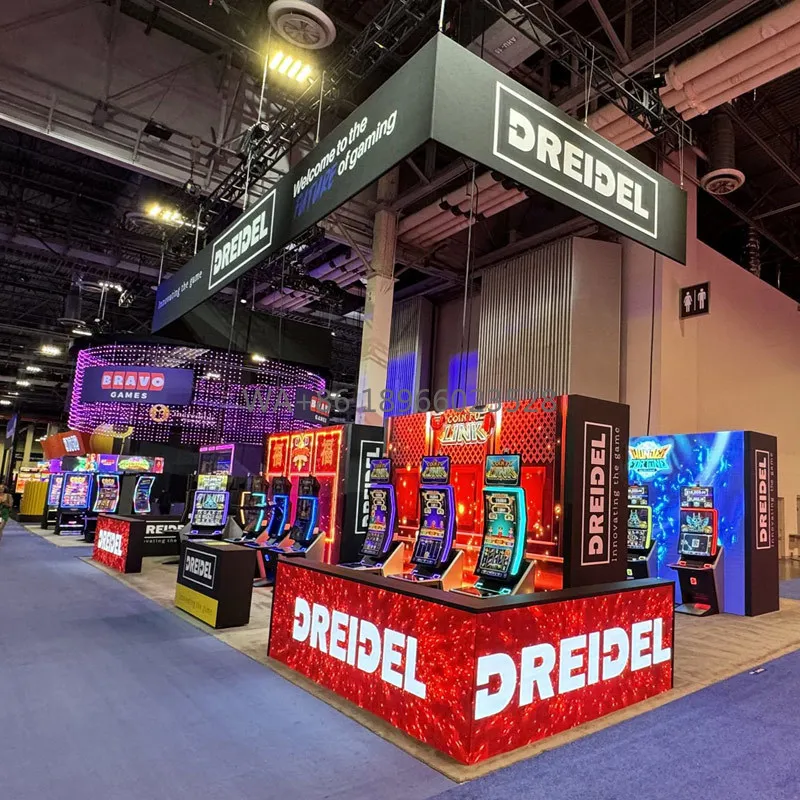 

Изготовленный на заказ модульный выставочный стенд с подсветкой SEG Light Box Backdrop Expo Booth Tradeshow Booth Display со счетчиком