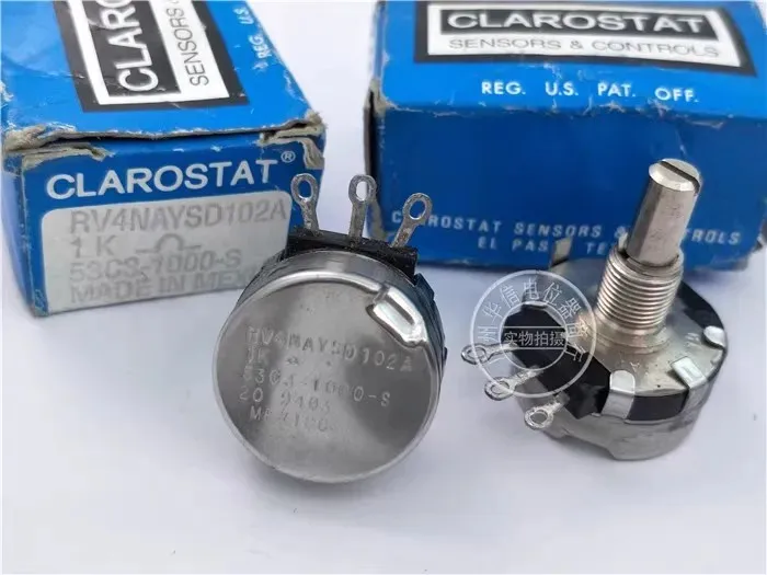 Clarostat RV4NAYSD102A 53C3-1000-S 1K potentiometer, Mexico