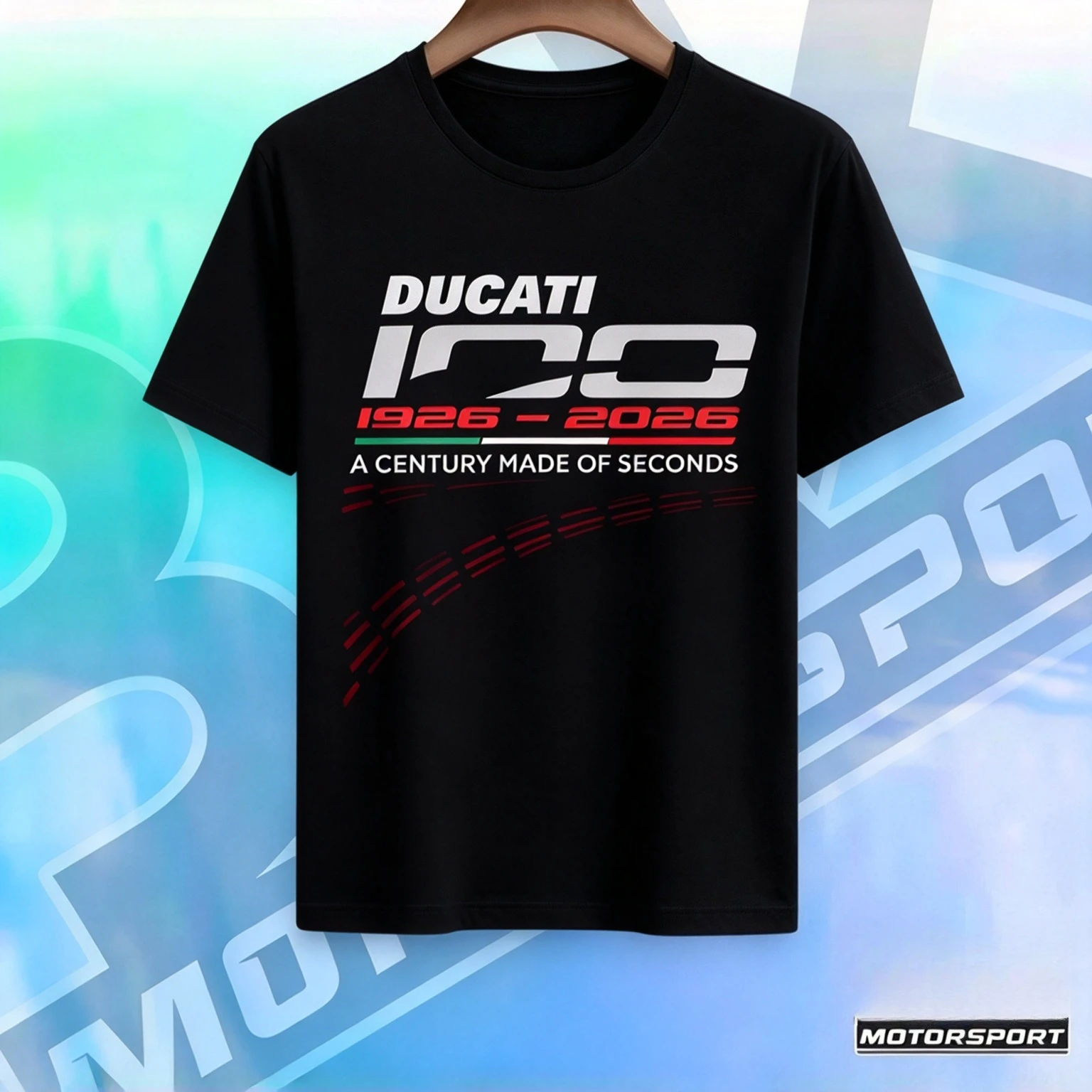 2026 New DUCATI Family Matching Unisex Oversized TShirt Streetwear Racing 100th Anniversary Motorsport Print Short Sleeve Tee
