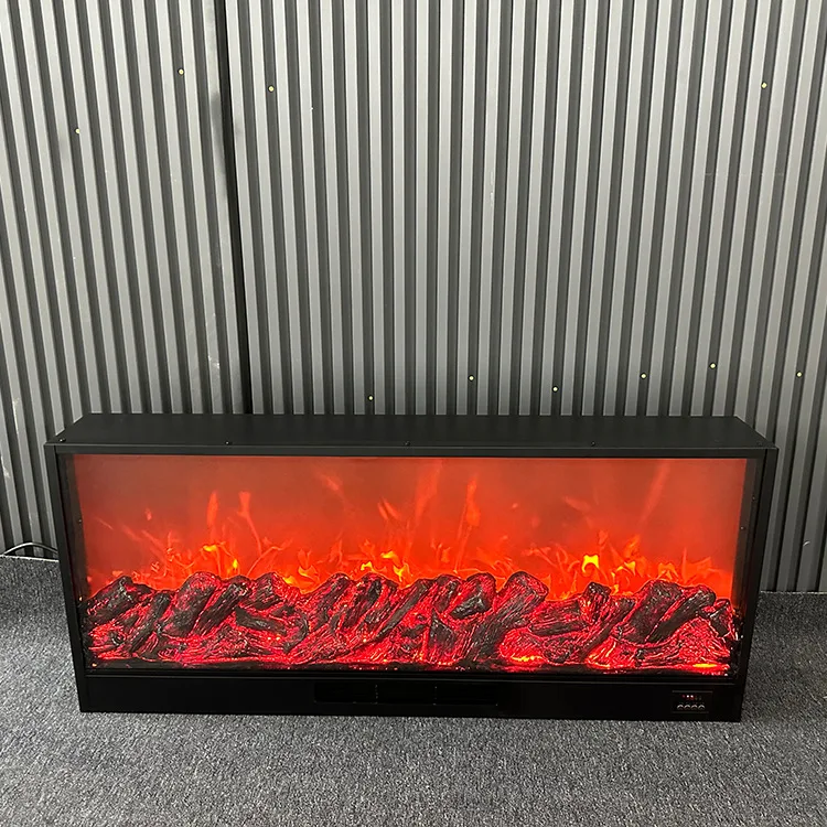 European-Style Electronic Fireplace Core Simulation Flame Embedded American Fireplace Curio Cabinet Winter Heater