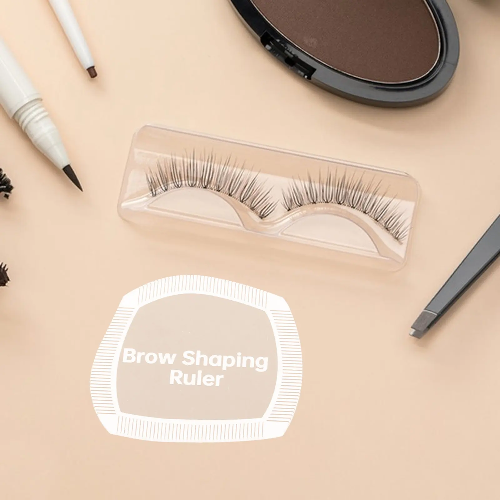 Eyebrow Ruler Plastic Shape Guide Mapping Stencil Fast Drawing Template Reusable Eye Brow Shaping Tool Makeup Aid