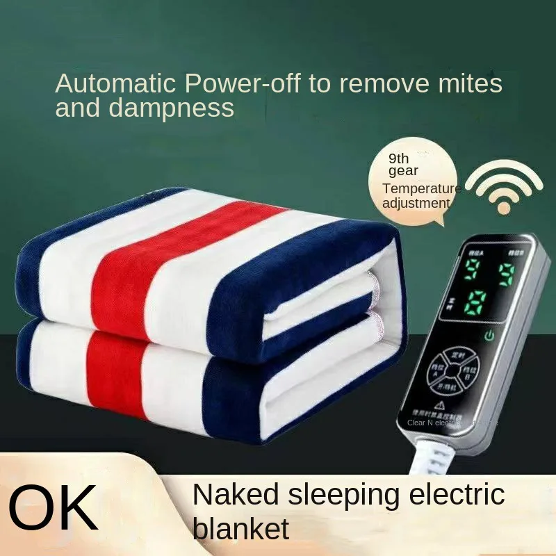 

Electric Blanket Single Person Double Person Double Control 1.8m 2m Student Dormitory Household Electric Mattress No Radiation