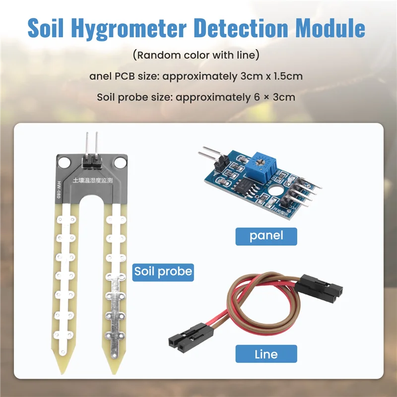 Bodemhygrometer Detectiemodule Vochtsensor FC-28 DC 3.3V-5V