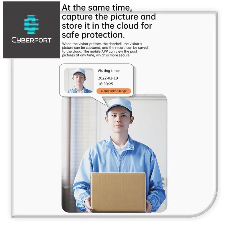 Tuya Wifi Doorbell Video Doorbell Two-Way Talk Night Vision กล้อง Doorbell Smart Life Doorbell Smart Home Security ติดตั้งง่าย