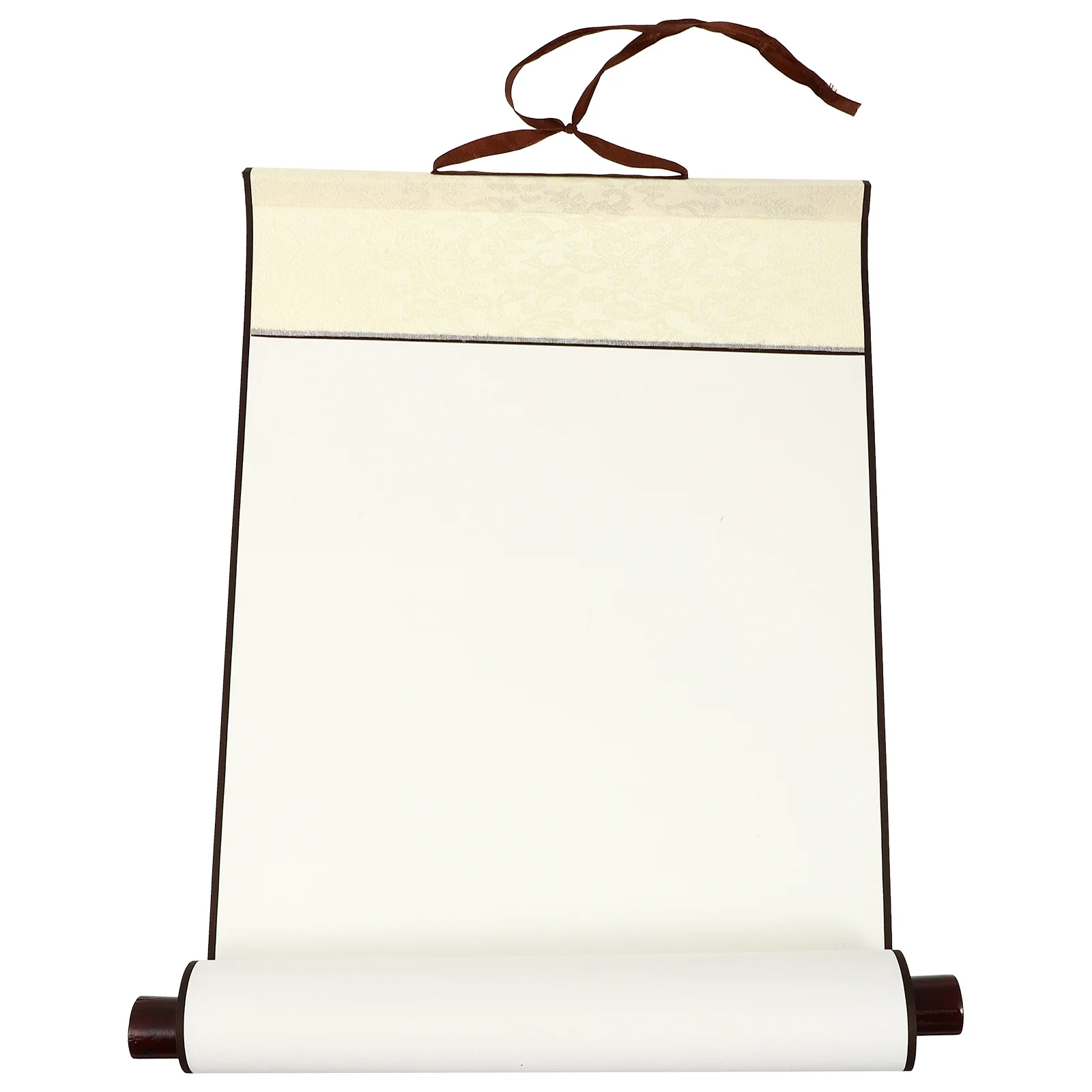 Blank Hanging Scroll Paper Chinese Calligraphy Rice Art Wall Decor for Kids Beginners Practice Painting Writing Lightweight