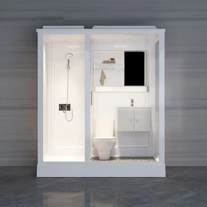 Integrated Shower Room Independent Partition Integrated Bathroom Integrated Household Shower Room Rural Simple Bathroom Toilet