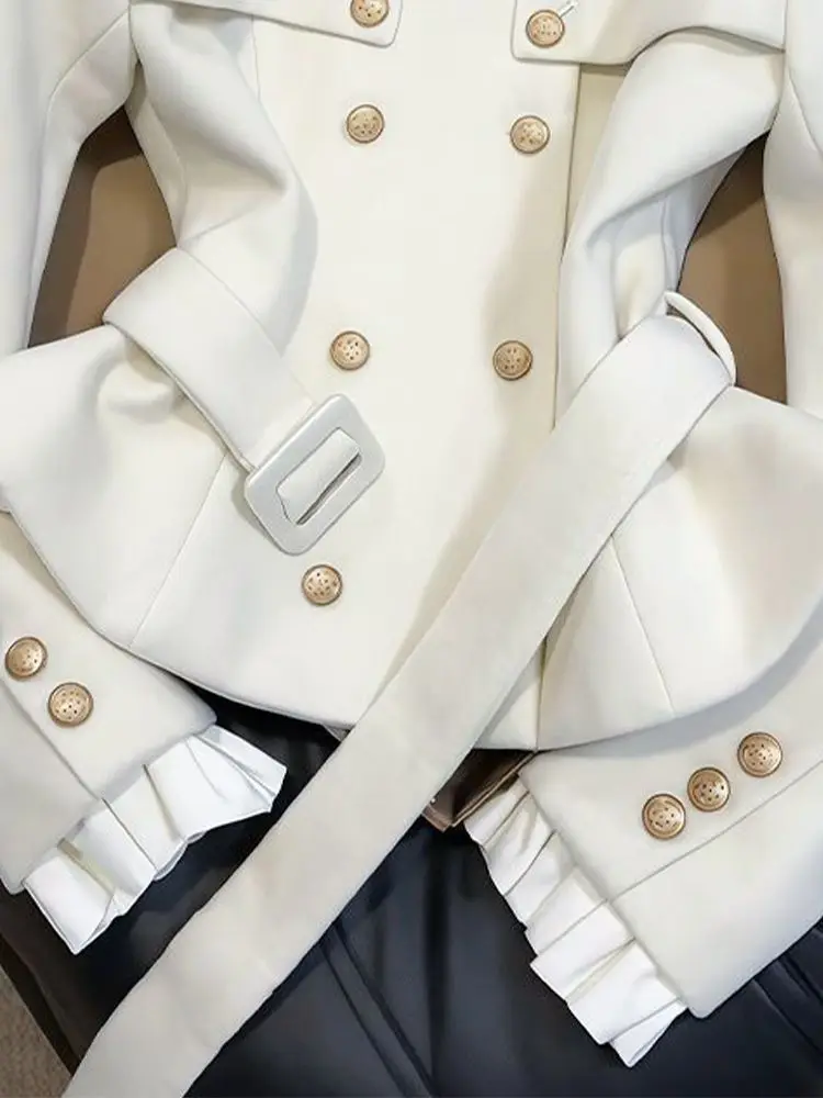 

Gagarich 2025 Корейский Bogacty Heiress Осень Зима Темперамент Ношение Нишевой Дизайнерской Куртки 2025 Новый Стиль Женский Топ