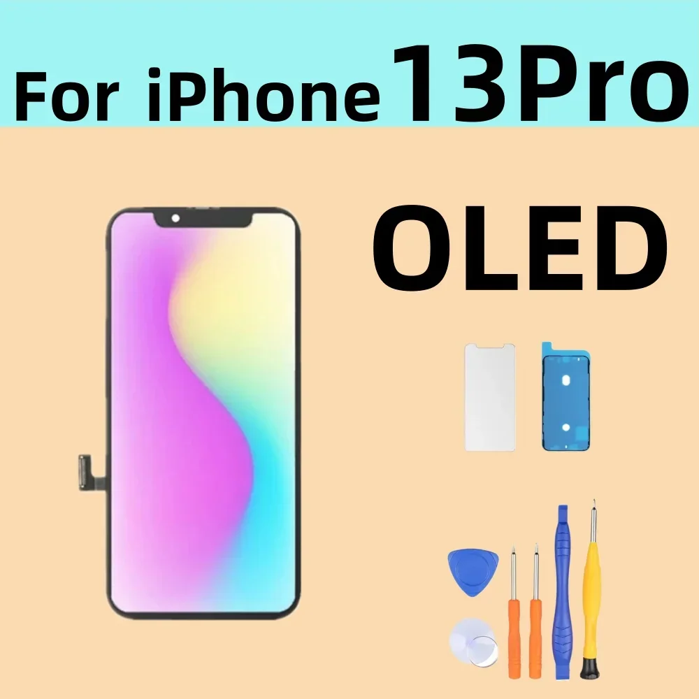 OLED LCD Display Pantalla Replacement For iPhone 16 15 15pro 16Pro 13Pro 14Pro Max Digitizer Touch Screen Complete