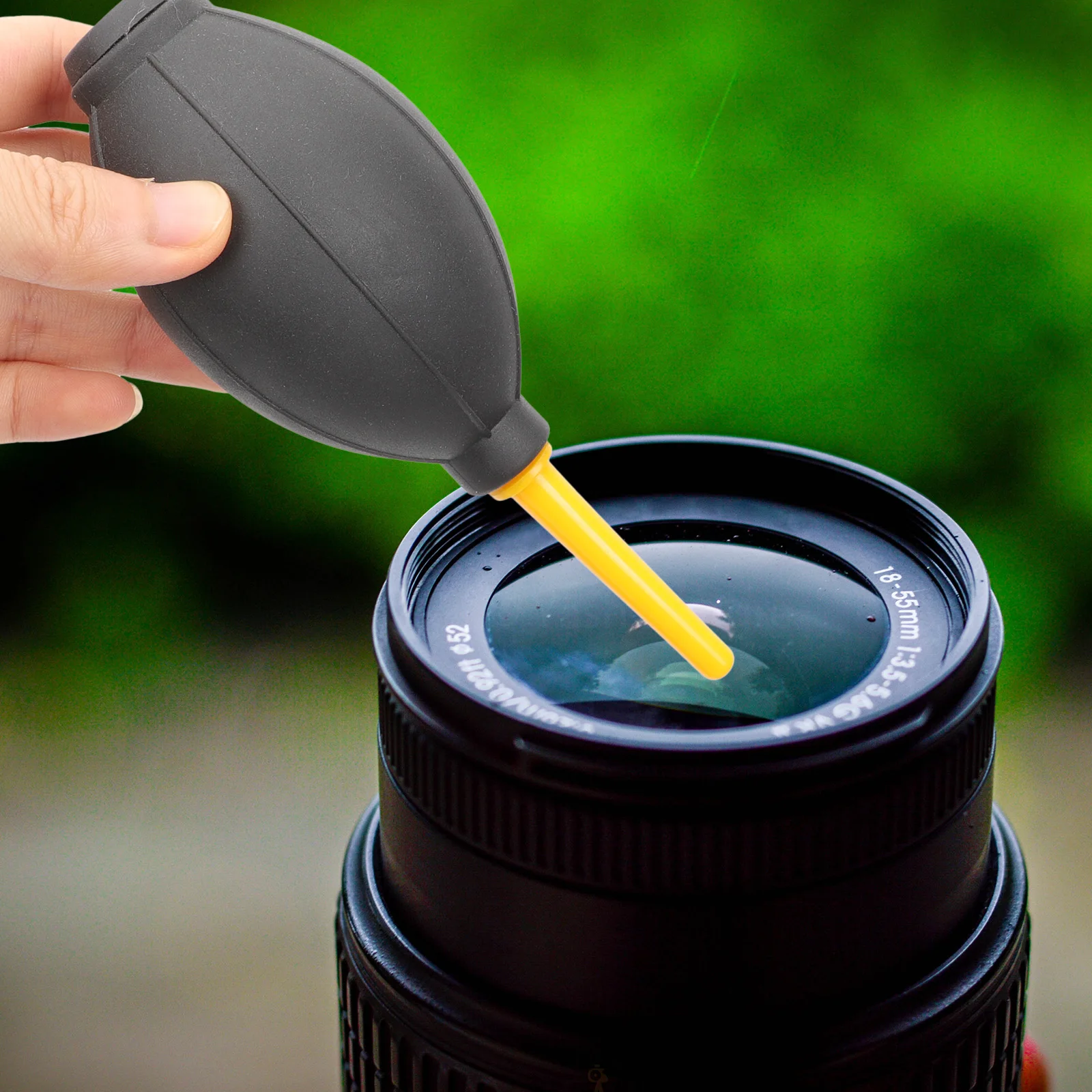 

3pcs Camera Lens Cleaner Air Blower for Electronics Mini Detailing Black Plastic Natural Rubber Safe Flexible Powerful Airflow