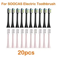 Replacement Brush Heads for Xiaomi SOOCAS X3 X5 V1 X3U Soft Bristle Electric Toothbrush Deep Clean Dupont Bristle Sealed Packed