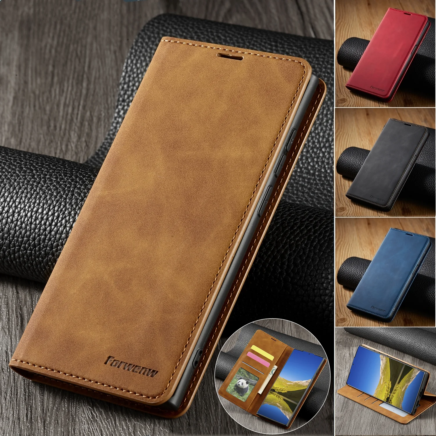 Leather Case For Samsung A51 A71 4G A31 A41 A21S A11 A01 A02S 5G Flip Wallet Cover Galaxy A20E A50 A30 A20 A70 A10 A40 A01 A02