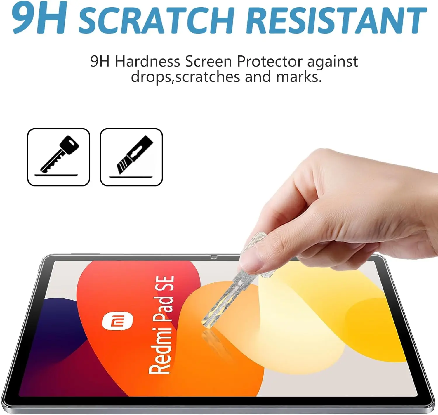 2pcs 9H Tempered Glass For Xiaomi Redmi Pad SE 11'' 2023 Clear Anti Scratch Screen Protector Tablet Film