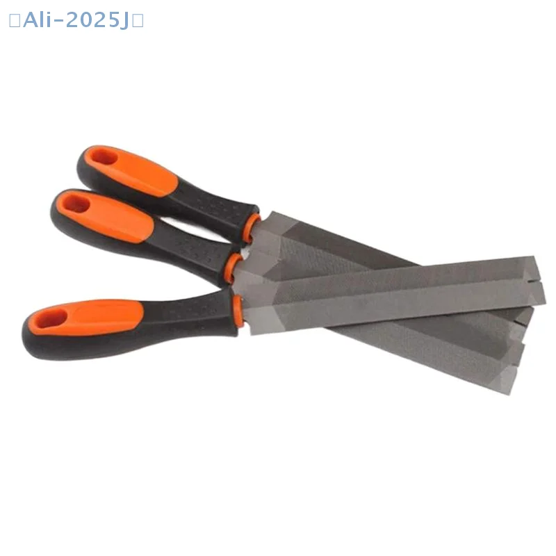 1/2/3Pcs 6 Inch Metal Flat File Tool Triangle Saw File Hand Saw Files For Metal Wood Plastic Grinding Tools