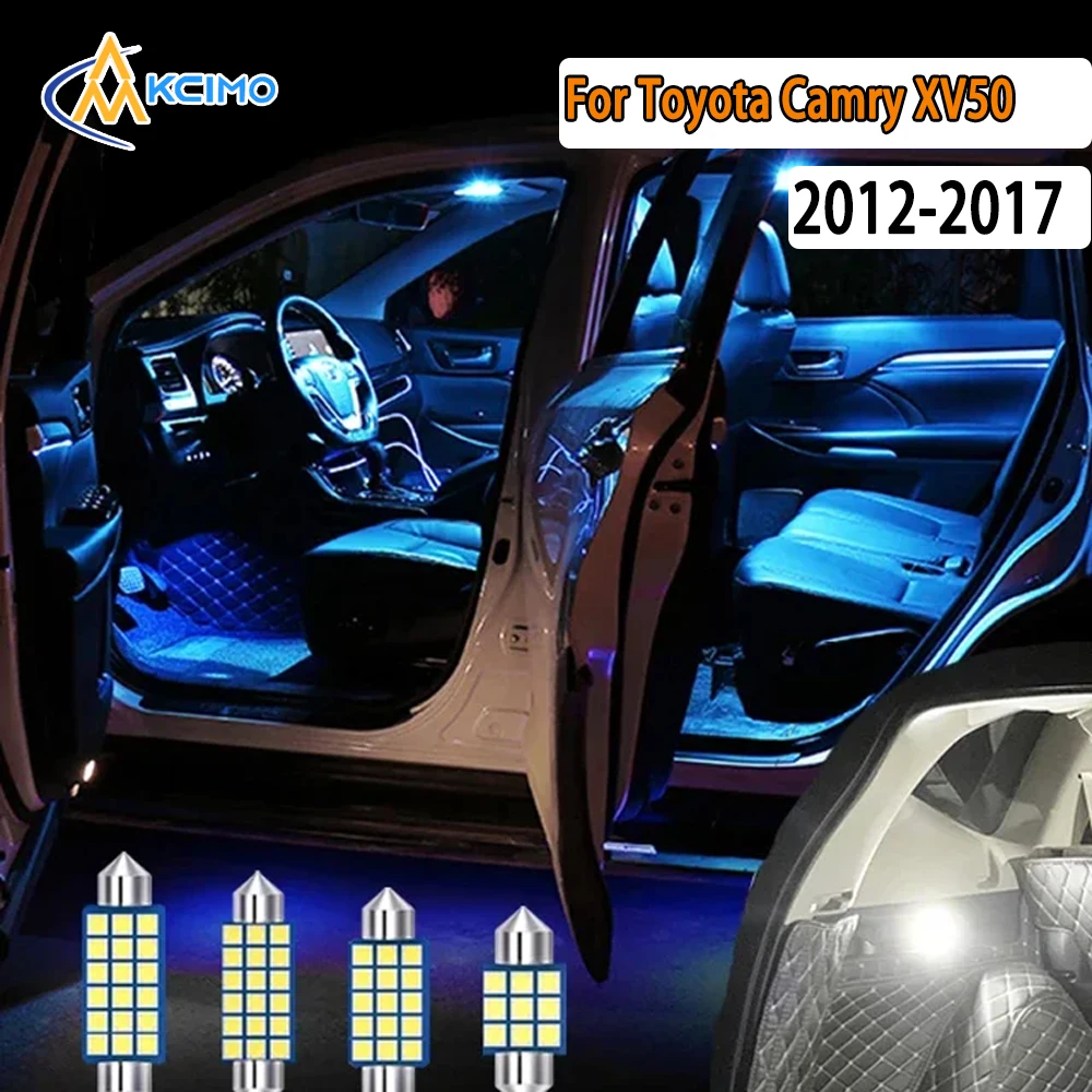 

Canbus LED Interior Light Kit For Toyota Camry XV50 2012-2017 Super Bright Dome Map Door Lights Easy Install Bulbs Set