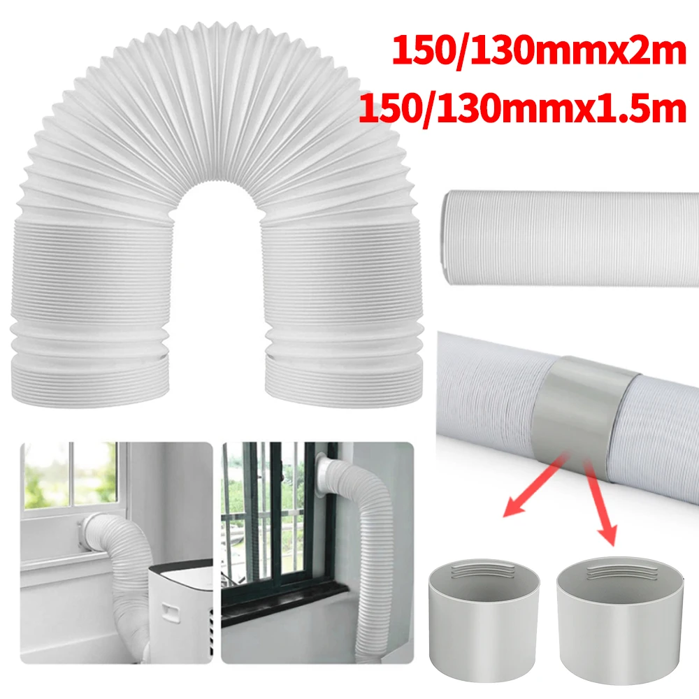 Accesorios universales para tubo de extensión de conducto, manguera de escape Flexible para aire acondicionado, tubo de ventilador para aire acondicionado móvil