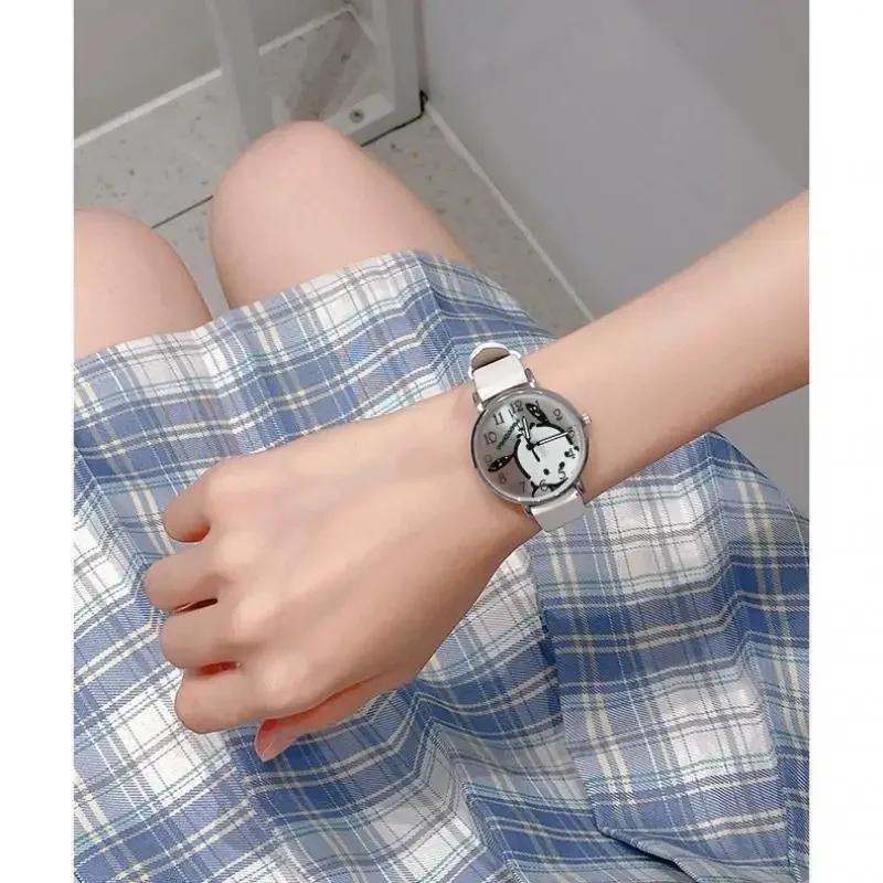 サンリオ子供用腕時計ハローキティメロディシナモロール腕時計クロミポチャッコポムポムプリン腕時計キッズギフト