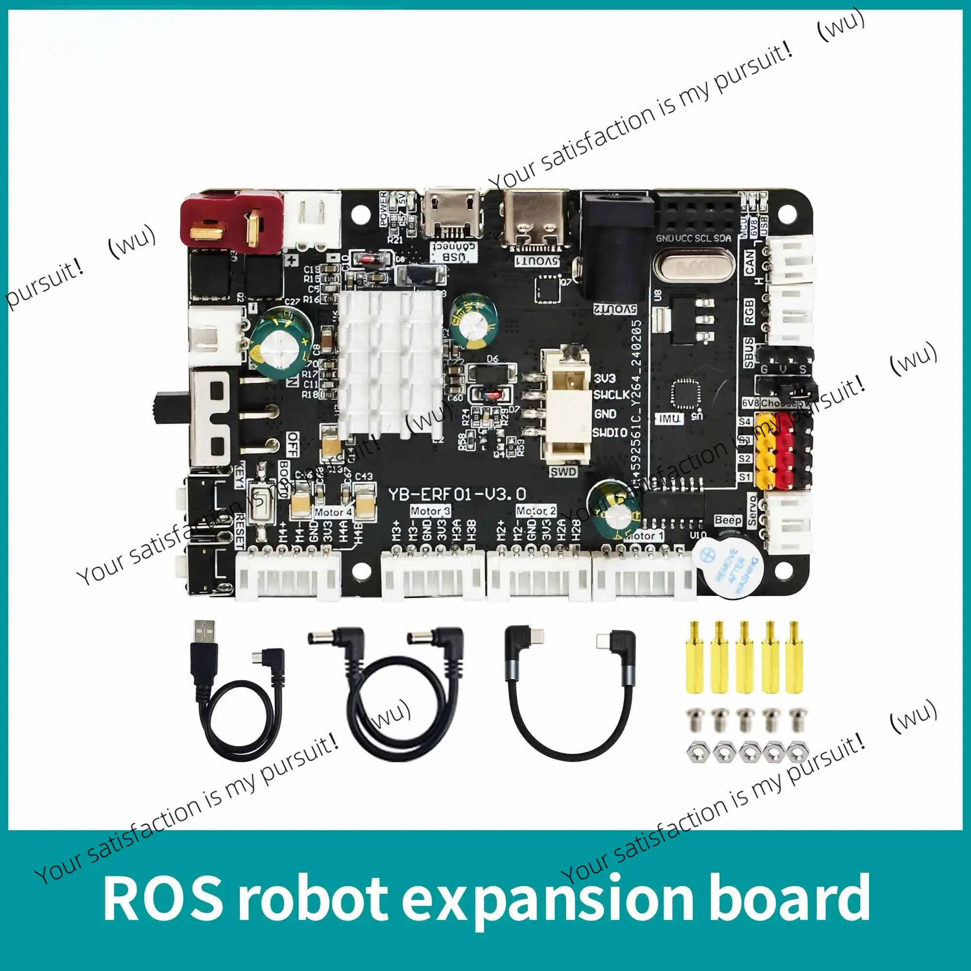 STM32F103RCT6 Electronics Control ROS ROS2 Board STM32 with 9-axis IMU Sensor Module for Raspberry Pi Jetson Ackerman Car