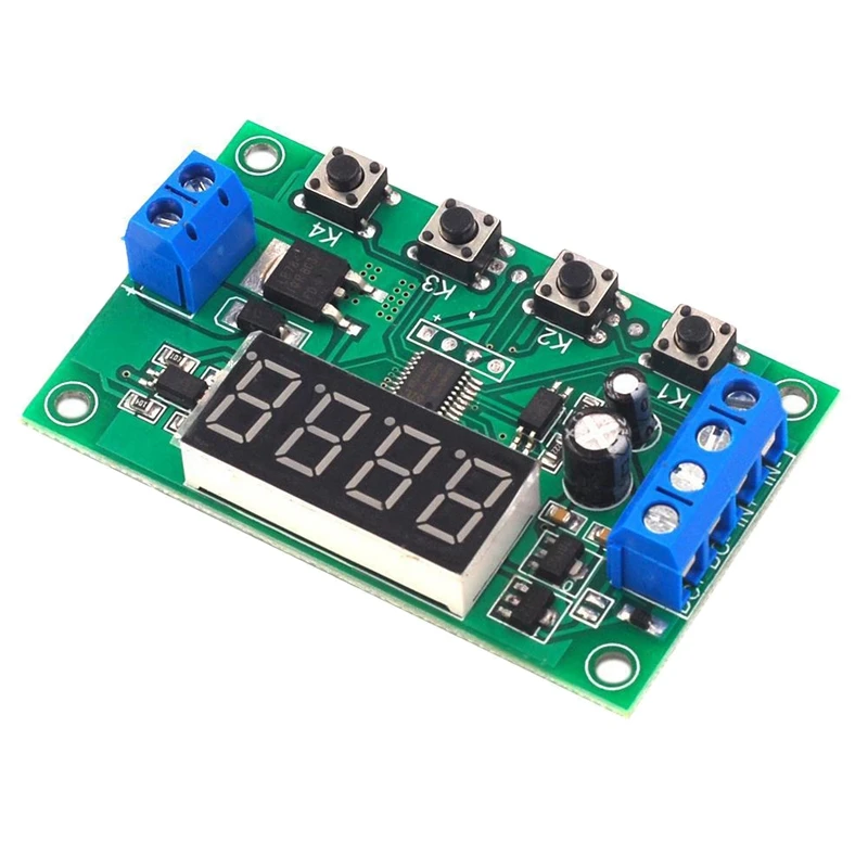 

Single Trigger Timed Cycle Delay Relay Module Switch Module 7-24V