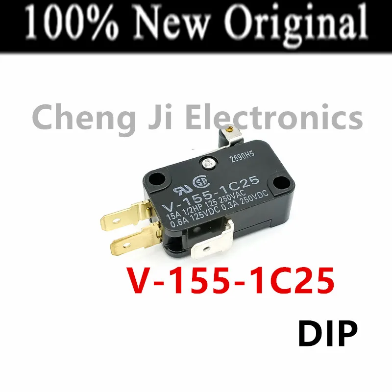 10PCS/Lot  V-156-1C25 、V-155-1C25 、V-154-1C25 、V-153-1C25 、V-152-1C25 、V-151-1C25 、V-15-1C25     New original micro switch