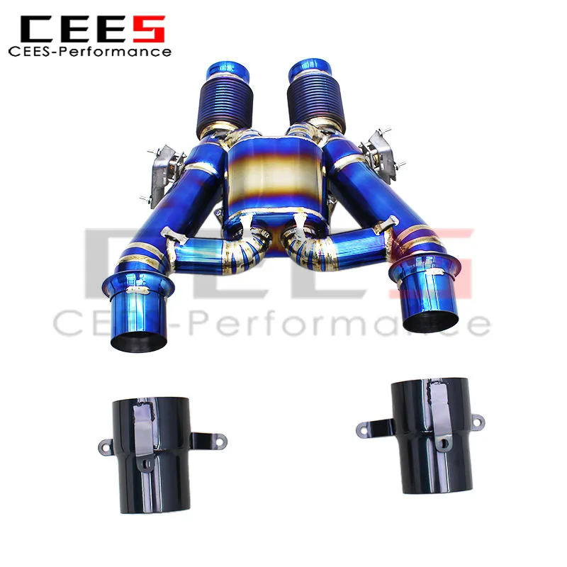 

CEES Valve Exhaust Catback System for Mclaren Artura Spider 3.0T 2023-2025 Supersport Car Exhaust Pipe Exhaust Muffler Black Tip