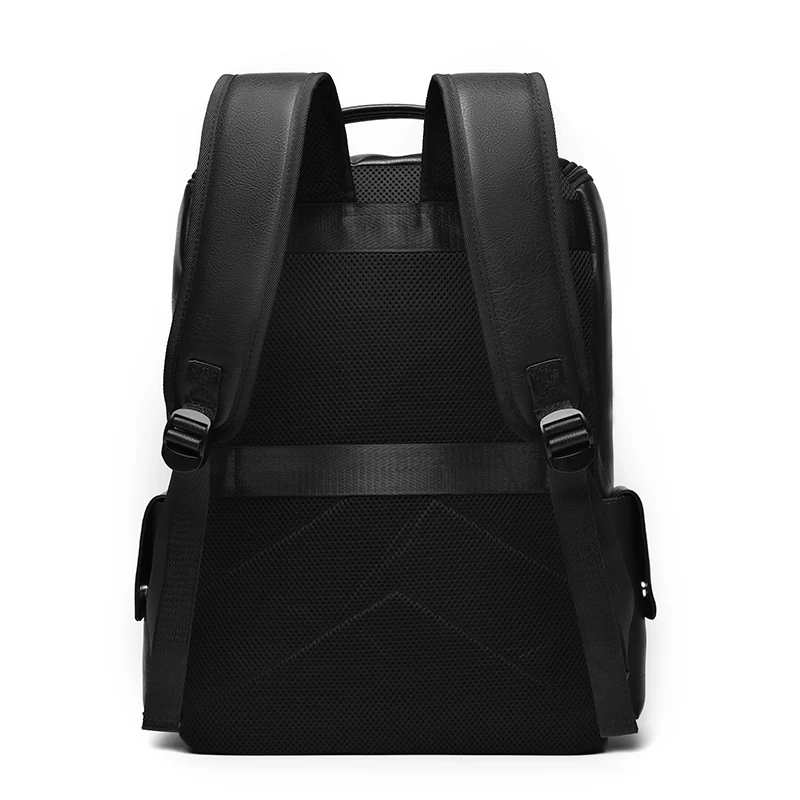 حقيبة ظهر جديدة للرجال مزودة بمنفذ USB من الجلد الأنيق المقاوم للماء حقيبة سفر مقاس 15.6 بوصة حقيبة كمبيوتر محمول حقيبة مدرسية mochila 백pac Nke 가МТК