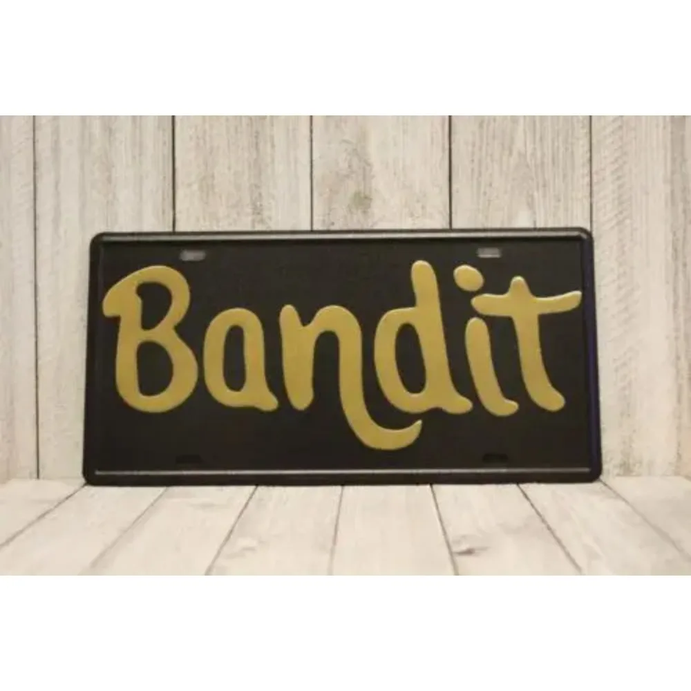 Smokey & The Bandit Burt Reynolds Replica License Plate Sign Garage Man Cave 12x8inch 20x30cm 16x12inch 40x30cm