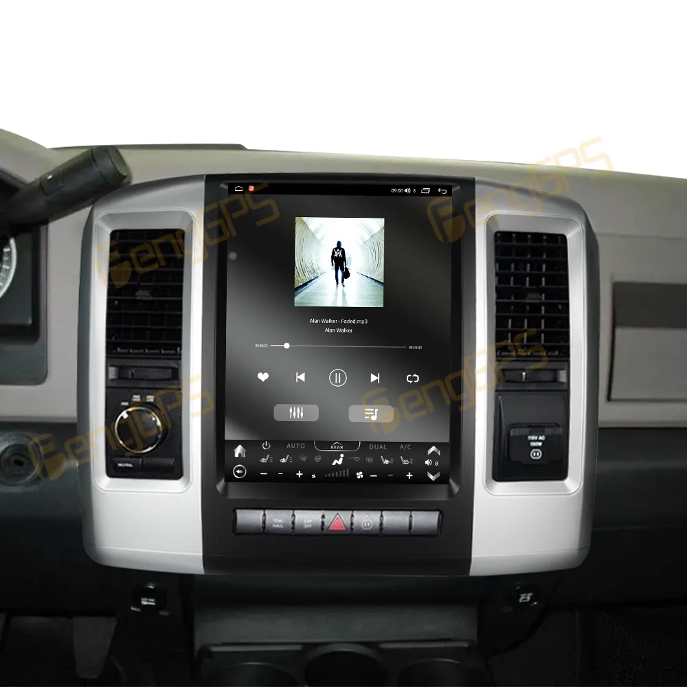 Android 14 Carplay 12.1 Inch Car Radio For Dodge Ram 2009-2012 Car GPS Navigation Multimedia Player Auto Video Stereo DSP