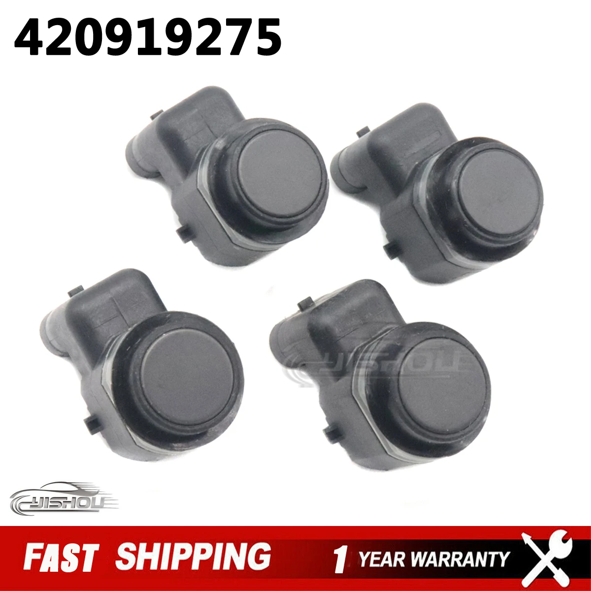 420919275 PDC Parking Sensor 4PCS For Volkswagen Golf Jetta Touran Passat Tiguan Audi A1 A3 A5 A6 A7 A8 Seat Altea Exeo