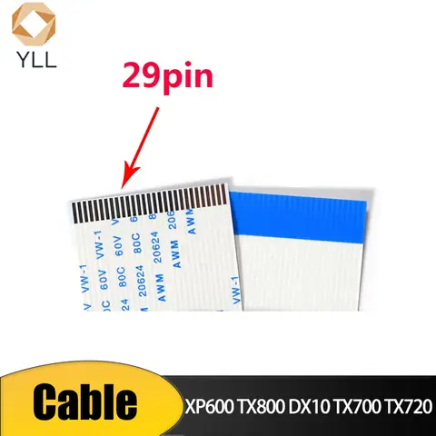FFC Flat Data Cable 29 Pin For XP600 TX800 DX8 DX11 Printhead UV DTF DTG Eco Solvent Printer Plotter Head Cable YYL Parts
