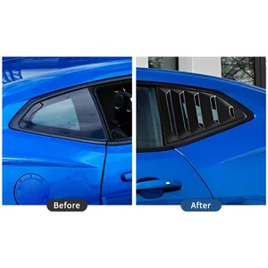 Heck-Raumfenstergrills für Chevrolet Camaro, Shutter Deckel Garrison, 2 PCs, Camaro 2016-2022 8 Hauptverkäufe Camaro Louver - №7